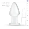 Gildo Plug en Verre n° 25 - 9.5 x 4.4 cm